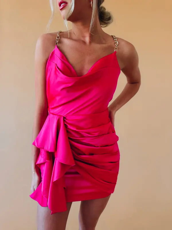 Shelbi Chain Strap Mini Dress