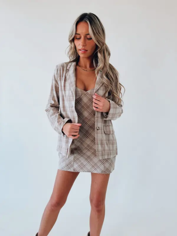Blake Plaid Blazer