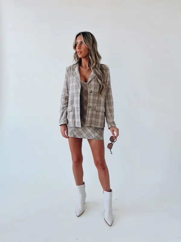 Blake Plaid Blazer