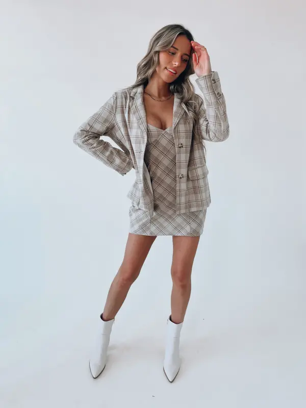 Blake Plaid Blazer