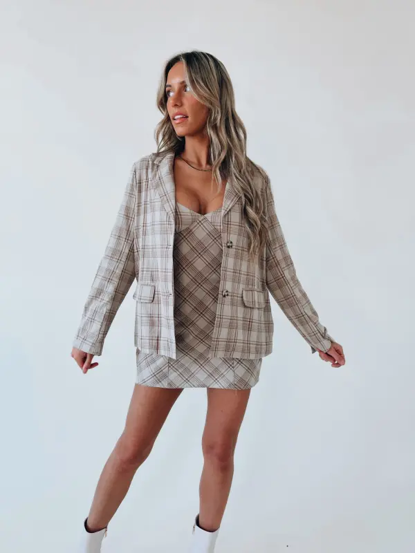 Blake Plaid Blazer
