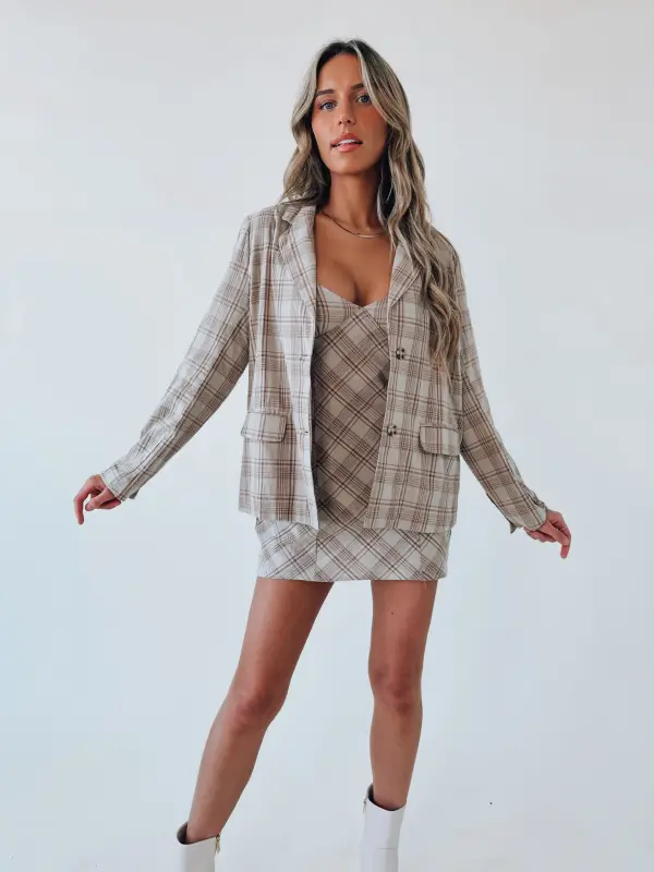Blake Plaid Blazer