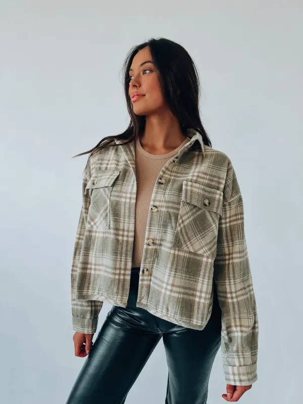Hudson Plaid Flannel Jacket-70599