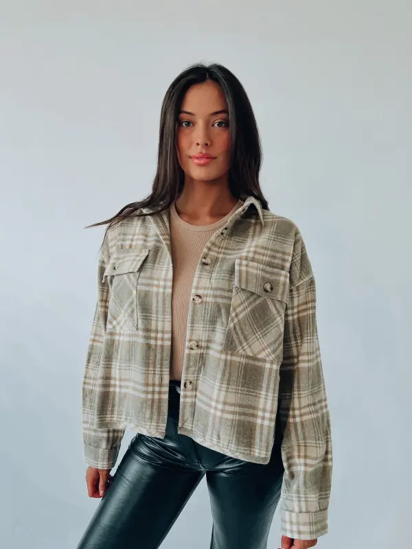 Hudson Plaid Flannel Jacket