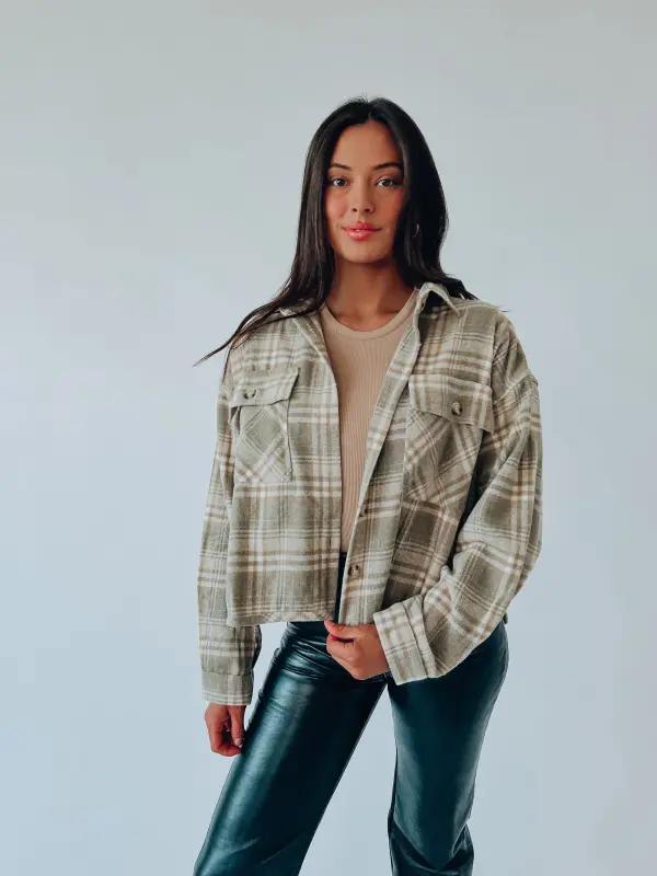Hudson Plaid Flannel Jacket