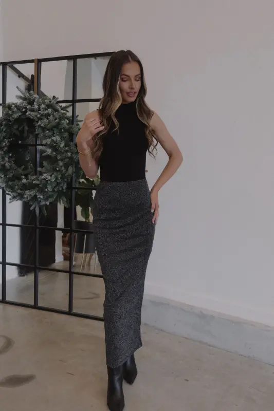 Bell Turtleneck Tank Knit Bodysuit