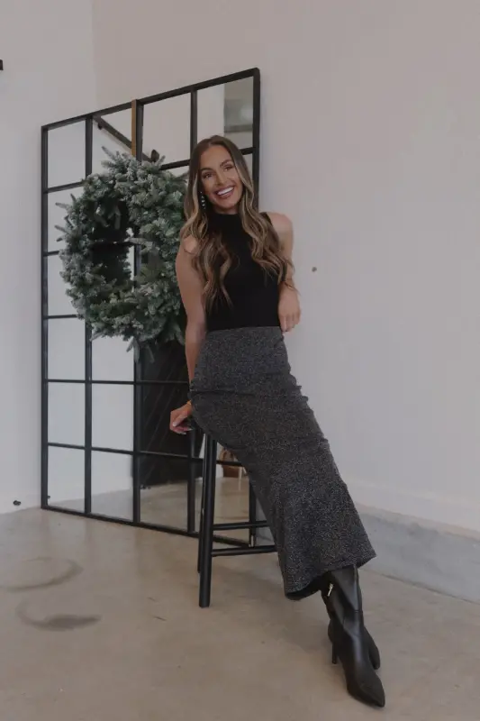 Bell Turtleneck Tank Knit Bodysuit